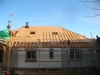 Isolation extrieure de la toiture en panneaux de laine de bois